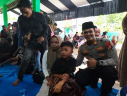 Kapolsek Rangkasbitung Polres Lebak Hadiri Acara Isra Miraj dan Khitan Massal di Kampung Carelang