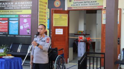 Kapolres Aceh Tengah Launching Ruang Pelayanan SKCK Berstandar Ombudsman RI