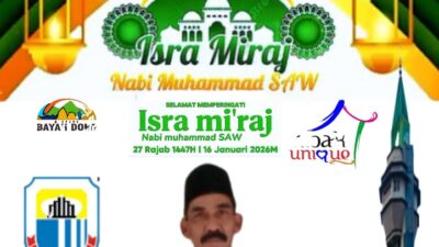 Pemerintah Desa Banjarsari Bersama Warga: Memperingat Isra Mi’raj Nabi Muhammad Saw