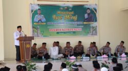 Polres Aceh Tengah Peringati Isra Mi’raj Nabi Muhammad SAW 1447 H, Kapolres Tekankan Kepedulian Pasca Bencana