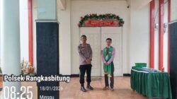 Pastikan Aman,Polsek Rangkasbitung Polres Lebak Payroli Ketempat Ibadah Gereja Pasundan Sampikan Pesan Kamtibmas