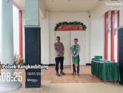 Pastikan Aman,Polsek Rangkasbitung Polres Lebak Payroli Ketempat Ibadah Gereja Pasundan Sampikan Pesan Kamtibmas