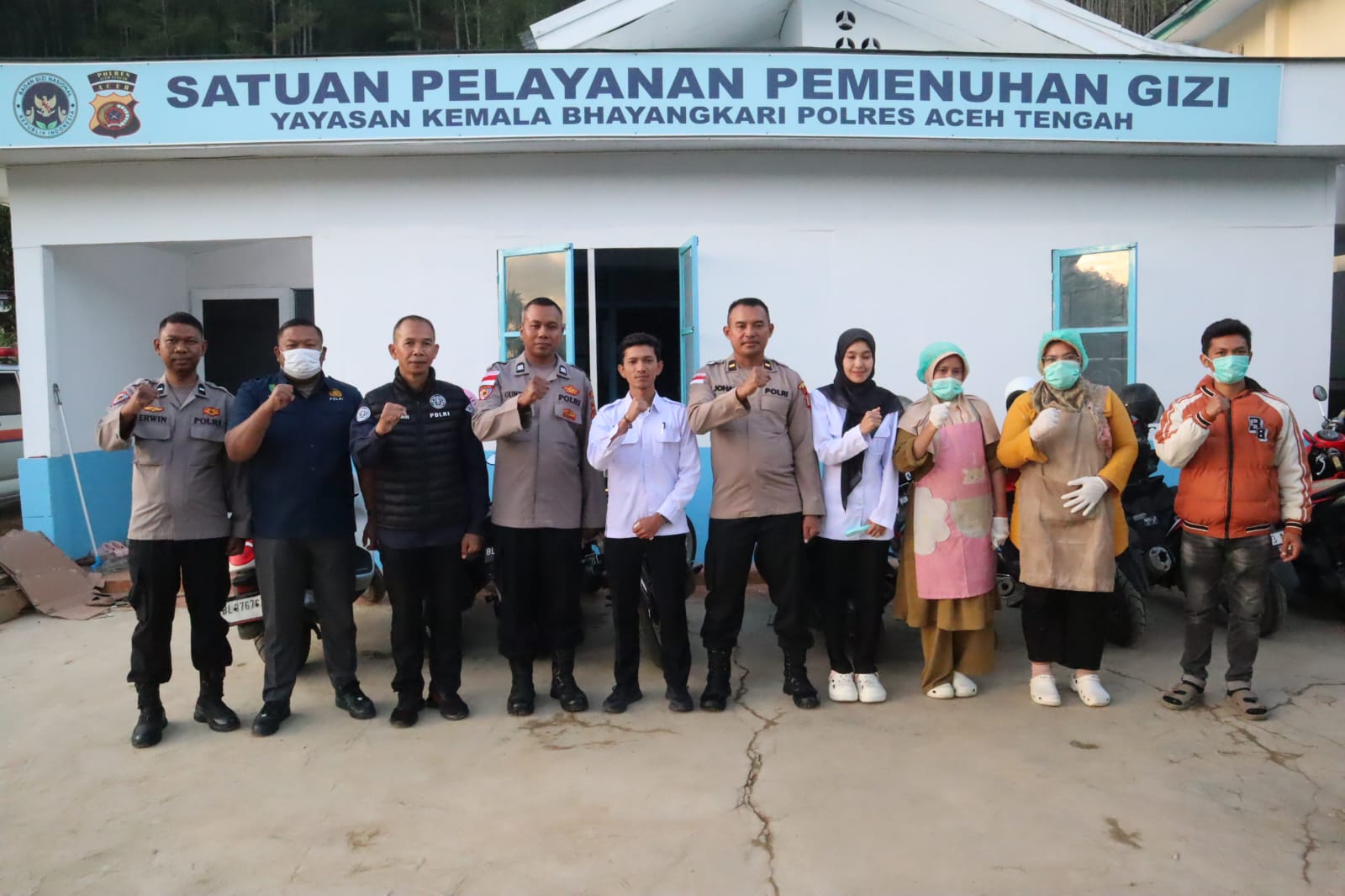 Food Safety di Dapur SPPG YKB, Polres Aceh Tengah Pastikan MBG Aman untuk Anak Sekolah
