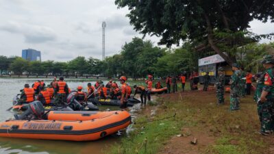 Kodim 0502/Jakarta Utara Gelar Pelatihan Pengoperasionalan LCR Bersama BPBD DKI Jakarta