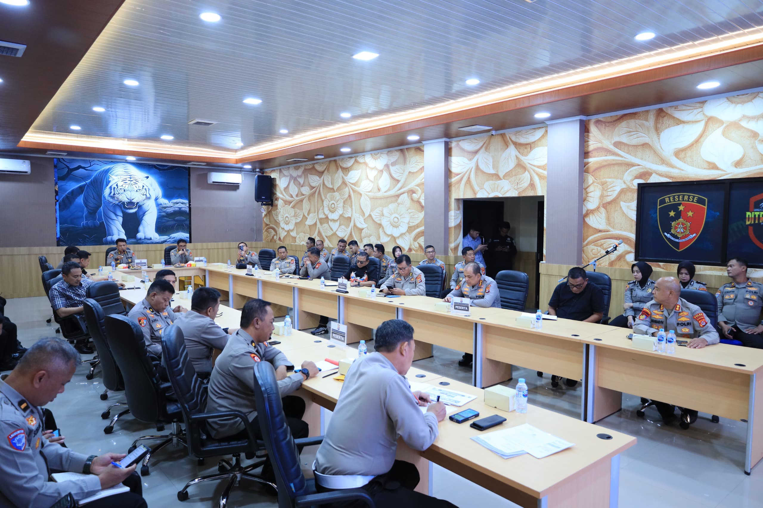 Matangkan Pengamanan Idulfitri 1447 H, Polda Banten Laksanakan Rapat Koordinasi Operasi Ketupat Maung-2026