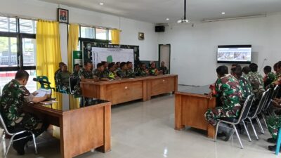 Dandim 0106/Aceh Tengah Pimpin Rapat Evaluasi Jembatan Yang Rusak Akibat terdampak Bencana