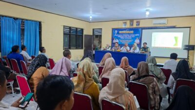 Bhabinkamtibmas Polsek Rangkasbitung Polres Lebak Dan Babinsa Hadiri Musrenbang