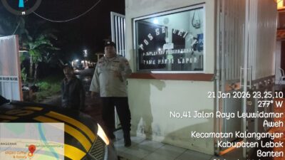 Antisipasi Gangguan Kamtibmas,Personil Polsek Rangkasbitung Polres Lebak Patroli ke Perumahan Pesona Lebak