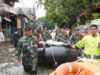 Kodim 0502/Jakarta Utara Hadir Bantu Warga Terdampak Banjir Di Kapuk Muara