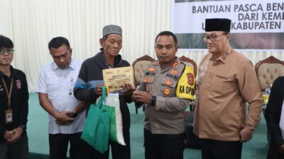 Kapolres Bener Meriah Hadiri Penyerahan Bantuan Bencana dari Kemensos RI, Wujud Kepedulian Negara untuk Masyarakat Terdampak