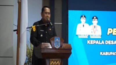 Lantik 6 Kades PAW, Bupati M. Syukur Singgung Tambang Rakyat, Dana Desa dan Camat