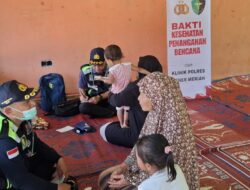 Polres Bener Meriah Gelar Bakti Kesehatan Pasca Bencana Alam di Kecamatan Mesidah