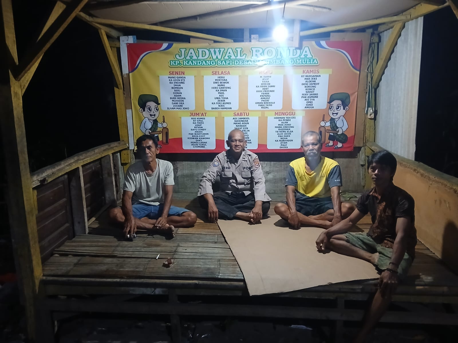 Kanit Binmas Polsek Rangkasbitung Polres Lebak Ajak Warga Jaga Kamtibmas