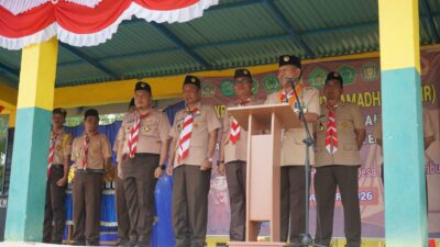 Sambut Ramadan, Wabup A. Khafidh Buka Perkemahan PMR di Lantak Seribu