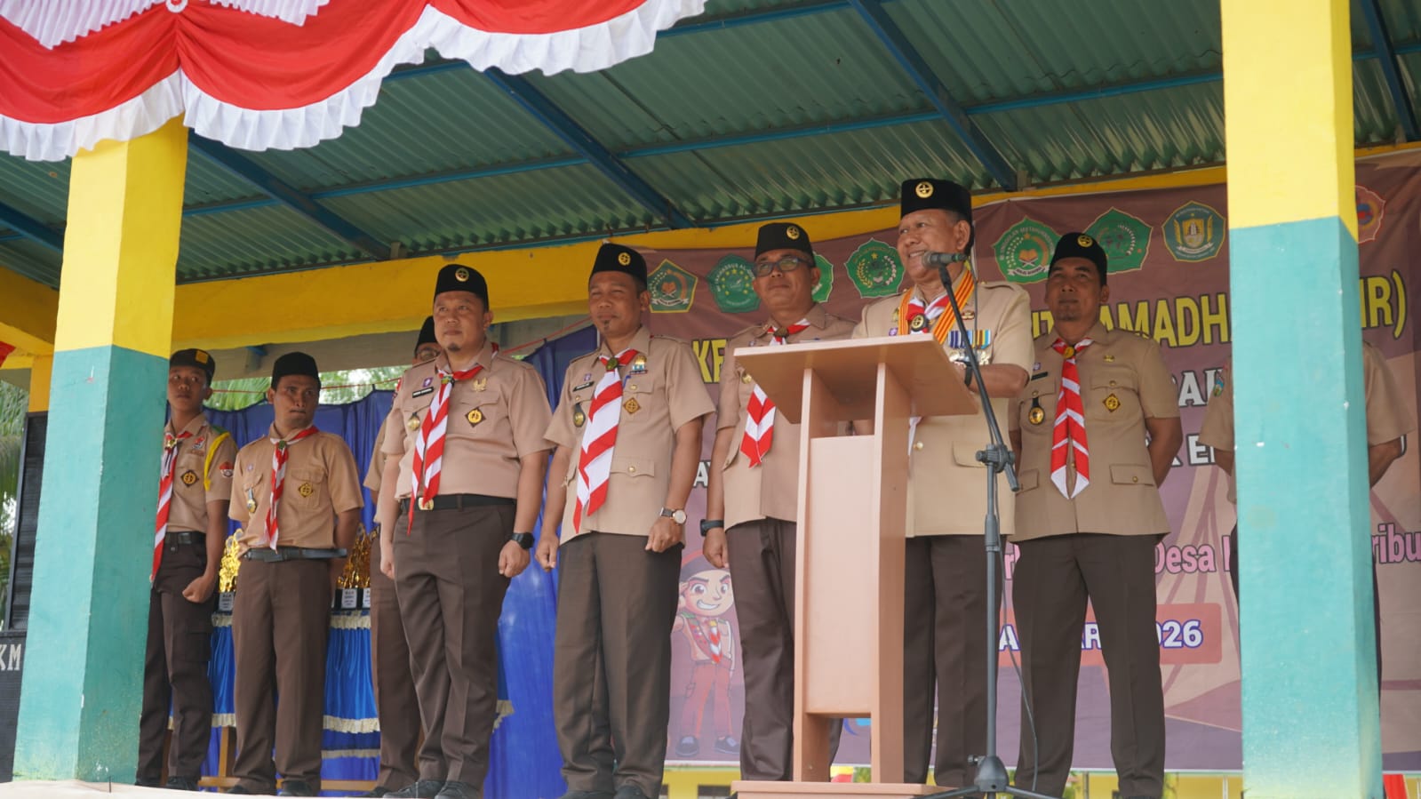 Sambut Ramadan, Wabup A. Khafidh Buka Perkemahan PMR di Lantak Seribu