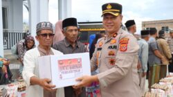 Polres Aceh Tengah Salurkan Bantuan kepada 40 Warga Kampung Mongal dan Personel Terdampak Kebakaran
