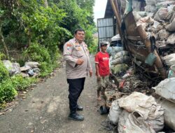 Anggota Polsek Rangkasbitung Polres Lebak Giat Patroli Dialogis dan Temui Pekerja Bangunan
