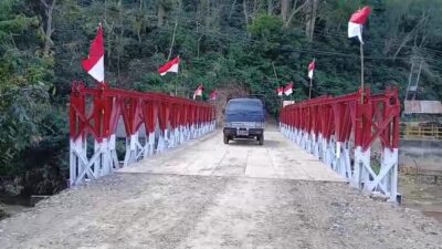Jembatan Bailey Pepayungan Angkup–Roteh Rampung 100 Persen, Akses Warga Kembali Normal