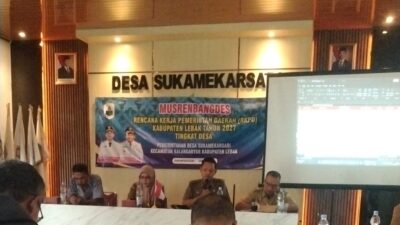 Kecamatan Kalanganyar Gelar Musrenbang Desa Sukamekarsari, Fokus Pembangunan Infrastruktur