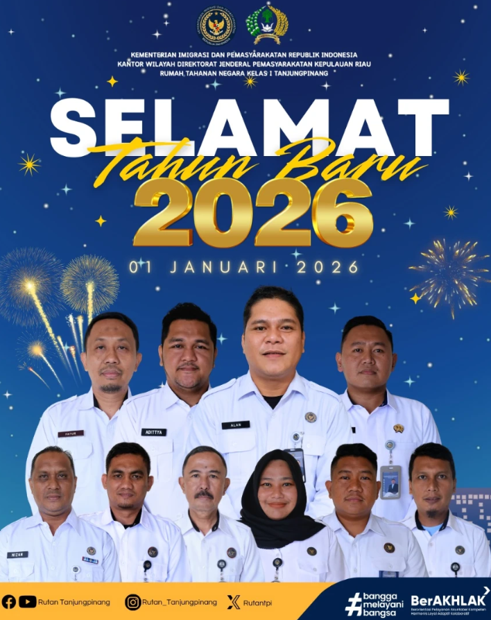 Rutan Tanjungpinang Keluarga Besar Rumah Tahanan Negara Kelas I Tanjungpinang