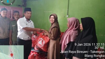 Camat Timang Gajah dan Forkopimcam Hadiri Zikir serta Salurkan Bantuan di Kampung Setie