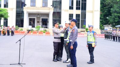 Irwasda Polda Jambi Pimpin Apel Gelar Pasukan Operasi Keselamatan 2026