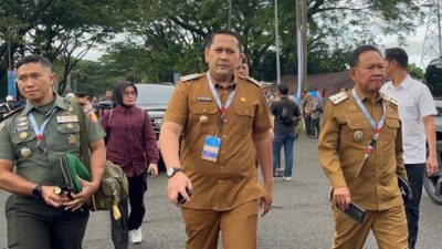 Merangin Dorong Capaian Pembangunan Nasional Bupati H M Syukur dan Wabup H A Khafid, Ikuti Rakornas 2026
