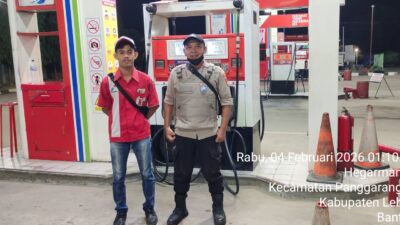 Patroli Malam Polsek Panggarangan Polres Lebak, Ciptakan situasi Kamtibmas Yang kondusif