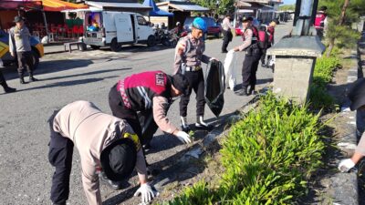 Polres Bener Meriah Gelar Gerakan Indonesia ASRI, Wujudkan Lingkungan Bersih Di Wilayah Bener Meriah