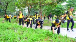 Libatkan Ribuan Personel, Polda Jambi Gelar Aksi Korve Massal Serentak