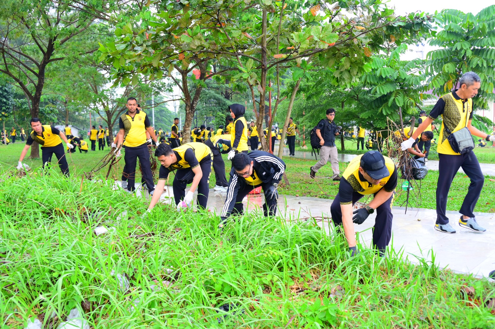 Libatkan Ribuan Personel, Polda Jambi Gelar Aksi Korve Massal Serentak