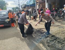 Dukung Program Presiden RI, Kapolres Lebak Bersama Forkopimda Gelar Gerakan Indonesia ASRI di Pasar Rangkasbitung