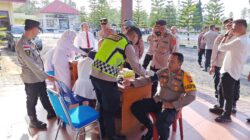 Sidokkes Polres Bener Meriah Gelar Pemeriksaan Kesehatan Personel