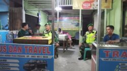 Koramil 420-09/Bangko Jaga Kondusifitas Wilayah Dengan Melaksanakan Patroli dan Komsos Malam