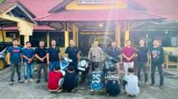 Geng Motor PEMUDA-43 Singkut, Diamankan Polres Sarolangun Berikut Sabit dan Panah Kayu