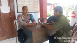 Anggota Polsek Cimarga Polres Lebak Sambang Kepada Warga