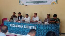 Kapolsek Cirenten Polres Lebak Hadiri Musyawarah Antar Desa di Kecamatan Cirinten