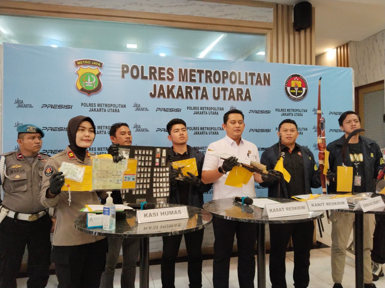 Polisi Bongkar Curanmor Dan Sabu, Empat Pelaku Diamankan