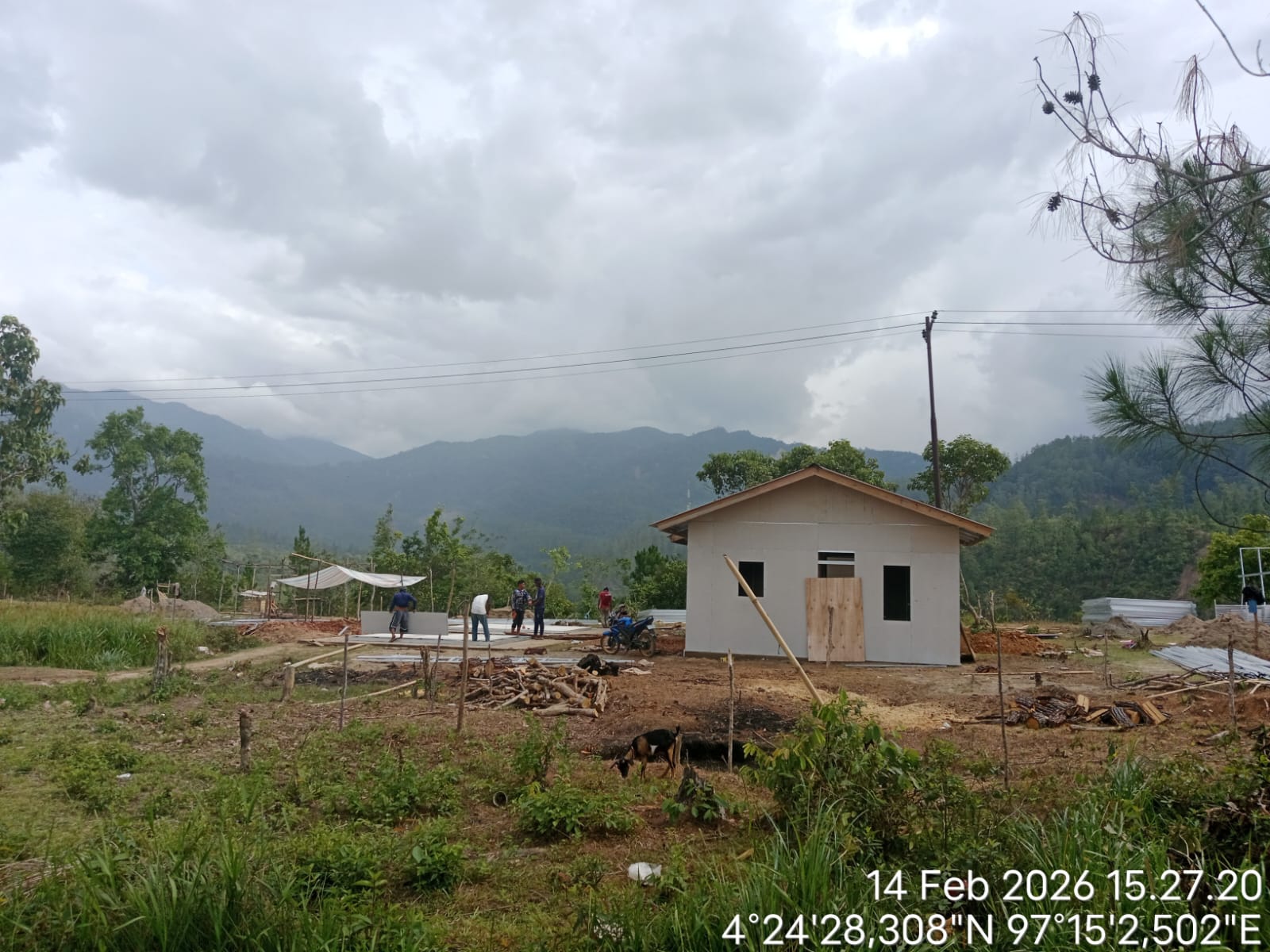 Satgas Kodim 0106/Aceh Tengah Percepat Pembangunan 529 Huntara di Linge, Progres Tertinggi Capai 32 Persen