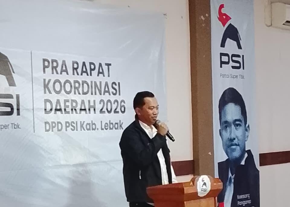 Ketua PSI DPD Lebak H. Dita Fajar, Dalam Sambutan Pra Rakorda di Malingping Gelorakan Aspirasi Masyarakat Pemekaran Cilangkahan