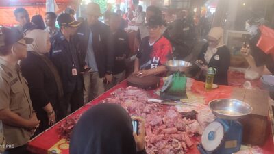 Wabup H A Khafidh Bersama Satgas Saber Pantau Harga Pasar Stok Kebutuhan Pangan Jelang Ramadhan 1447 dan Idul Fitri Cukup