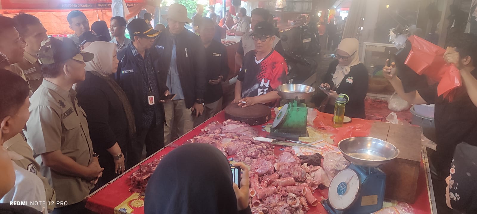 Wabup H A Khafidh Bersama Satgas Saber Pantau Harga Pasar Stok Kebutuhan Pangan Jelang Ramadhan 1447 dan Idul Fitri Cukup