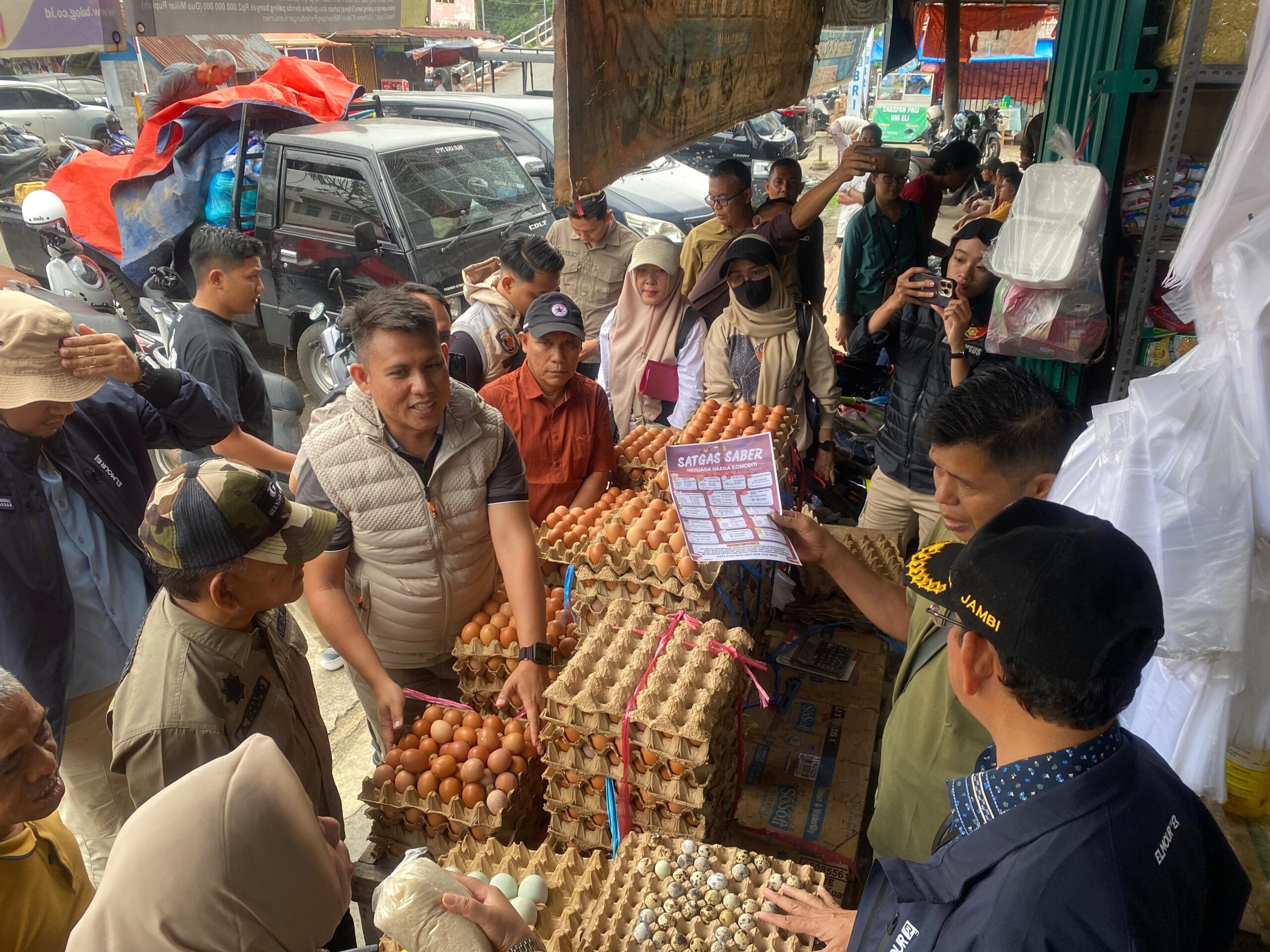 Satreskrim Polres Merangin Laksanakan monitoring dan harga serta ketersediaan Sembako bersama Direktur Keanekaragaman Konsumsi Pangan Badan Pangan Nasional RI