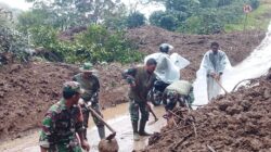 Satgas Gulbencal Lanjutkan Pembersihan Jalan Telege Atu–Ratawali, Progres Capai 80 Persen