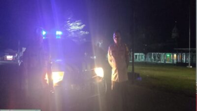 Polsek Sajira Polres Lebak Gepar patroli Malam Ciptakan Rasa Aman nyaman dan Kondusif Bagi Masyarakat