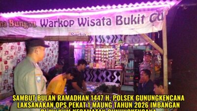 ‎POLSEK GUNUNGKENCANA POLRES LEBAK LAKSANAKAN OPS PEKAT I MAUNG TAHUN 2026 IMBANGAN