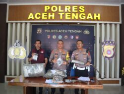 Polres Aceh Tengah Rilis 8 Kasus Narkotika dan Capaian Ops Keselamatan Seulawah 2026