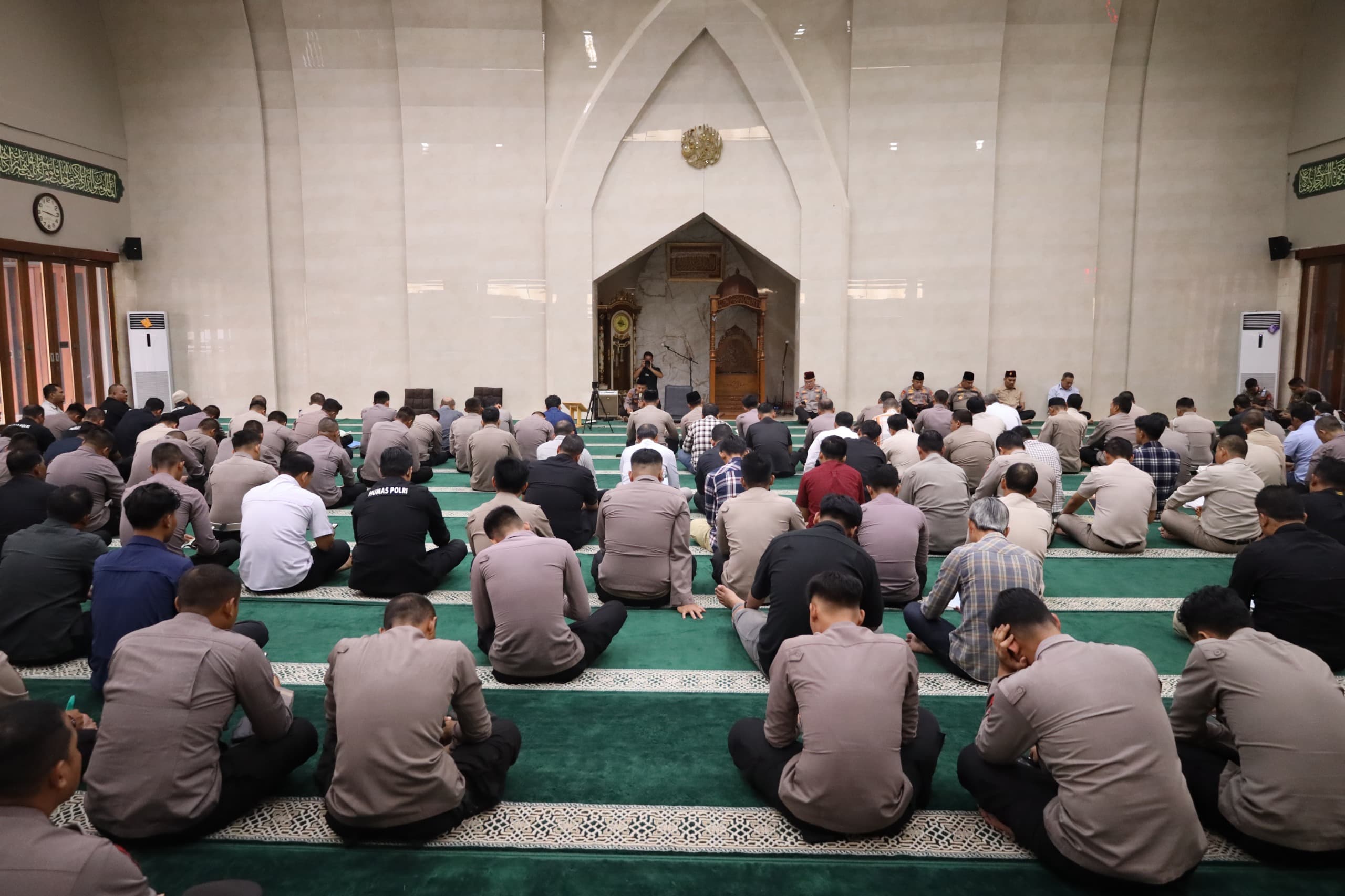 Sambut Bulan Suci Ramadhan, Polda Banten Gelar Pembinaan Rohani dan Doa Bersama