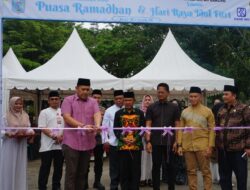 Bupati Merangin, Rsmi buka Pasar Bedug dan Bazar Ramadan 1447 H di Pasar Bawah Bangko,
