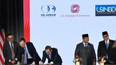 Presiden Prabowo Saksikan Penandatanganan 11 MoU Senilai 38,4 Miliar Dolar AS di Business Summit US-ABC